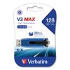 Verbatim V3 Max USB 3.0 Drive, 128GB, Blue 49808